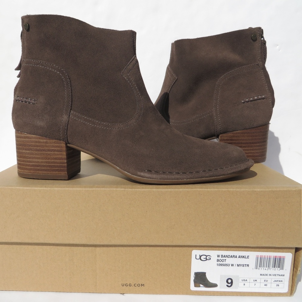 UGG Australia Womens Boots Bandara Ankle 9 NEW - Picture 1 of 8
